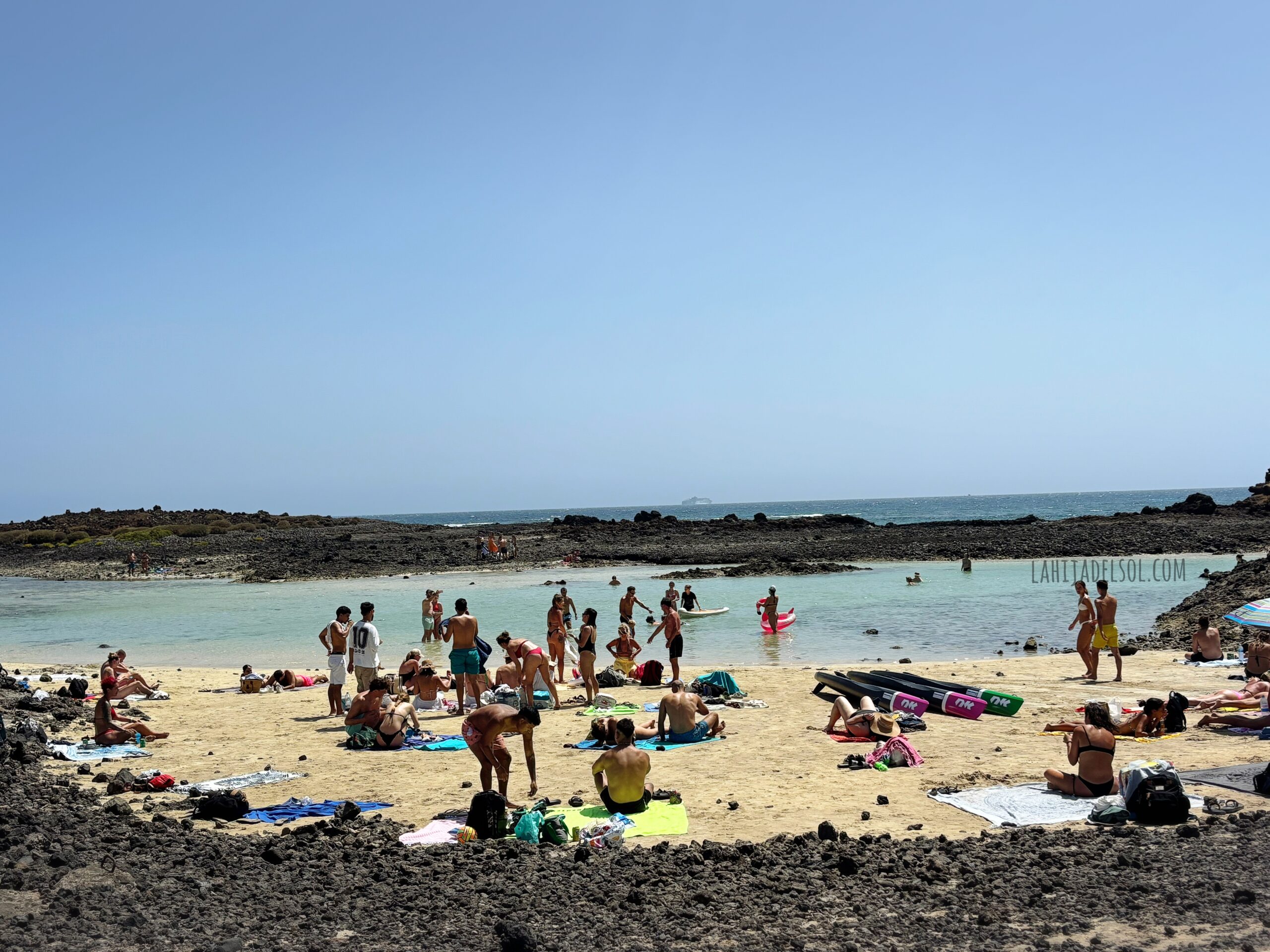 La Lagunita, Lobos Island